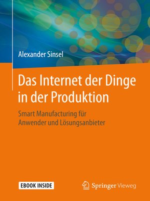 cover image of Das Internet der Dinge in der Produktion